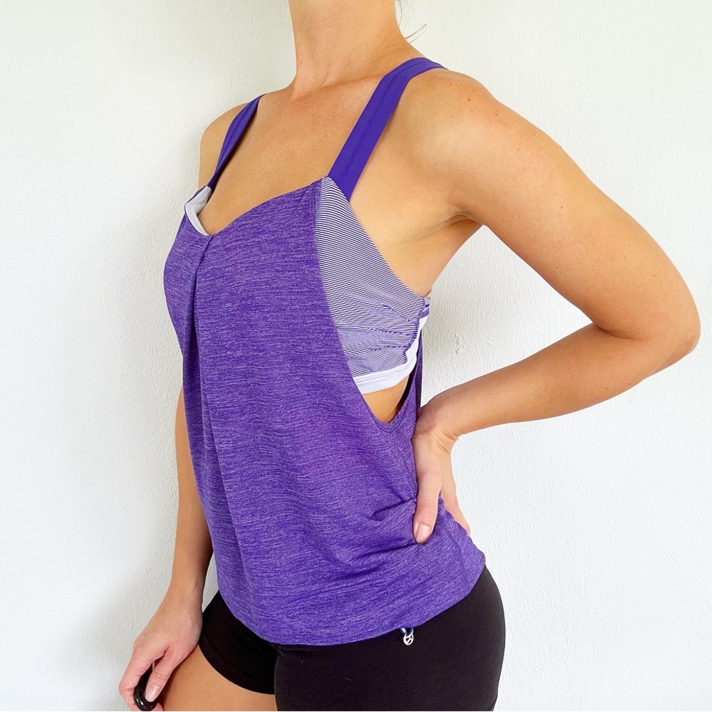 lululemon athletica Purple Layered Tank Top